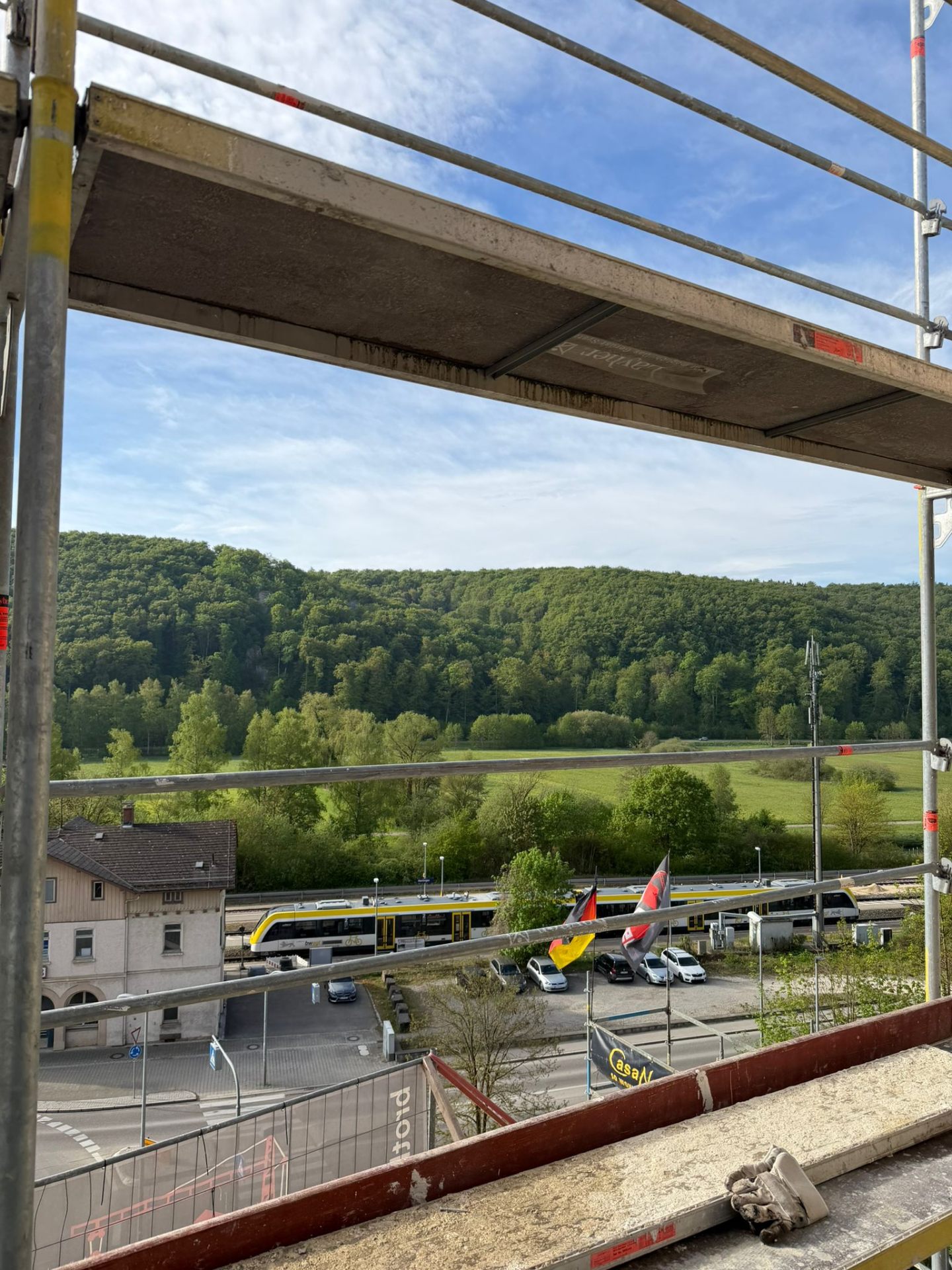 Aus dem Gerüst
